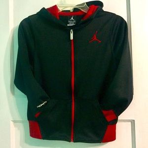 Jordan Boys Thermal Fit Zip-Up Hooded Sweater
